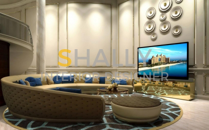 Drawing Room Interior Design in Greater Kailash